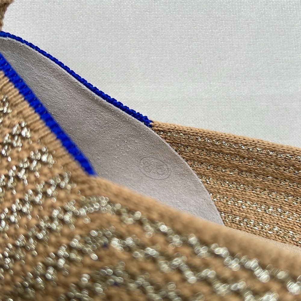 Rothy's The Espadrille Gold Stripe - Picture 14 of 17